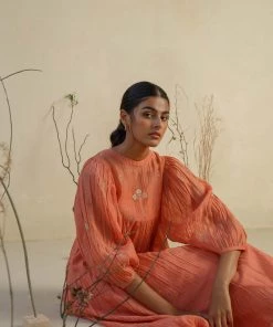 BunaStudio Midi Dresses Copper Gold Midi Dress