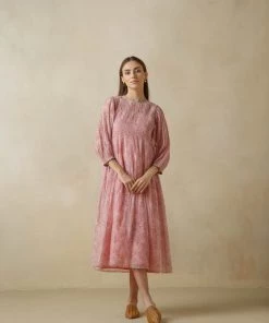 BunaStudio Coral Reef Smock Dress