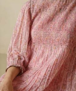 BunaStudio Coral Reef Smock Dress