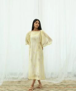 BunaStudio Midi Dresses Daffodil Bow Dress