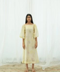 BunaStudio Midi Dresses Daffodil Bow Dress