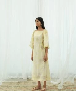 BunaStudio Midi Dresses Daffodil Bow Dress