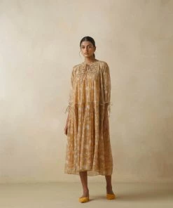 BunaStudio Midi Dresses Desert Trail Whirling Dress