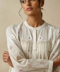 BunaStudio Easy Days Jamdani Dress Midi Dresses