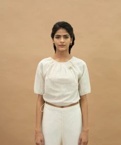 BunaStudio Tops & Blouses Floating Eyelets Top