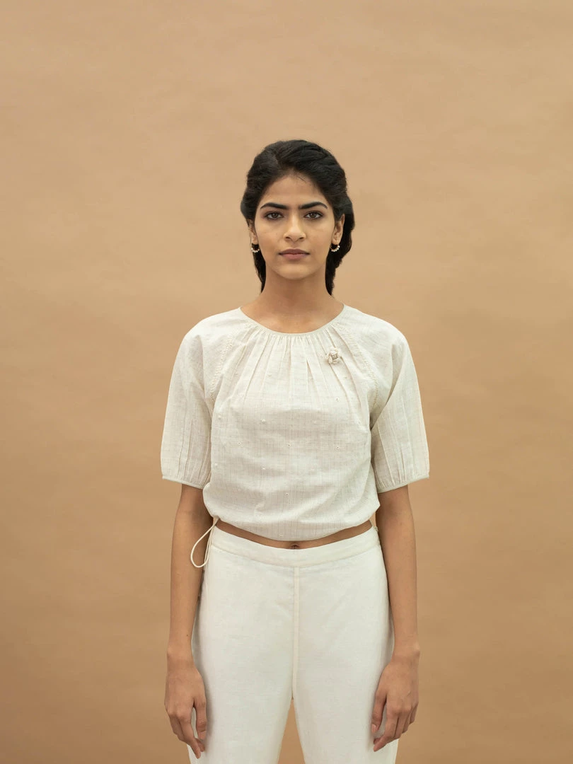 BunaStudio Tops & Blouses Floating Eyelets Top 4 BunaStudio Tops & Blouses Floating Eyelets Top