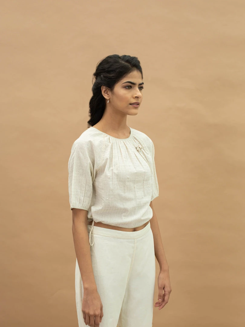 BunaStudio Tops & Blouses Floating Eyelets Top 5 BunaStudio Tops & Blouses Floating Eyelets Top