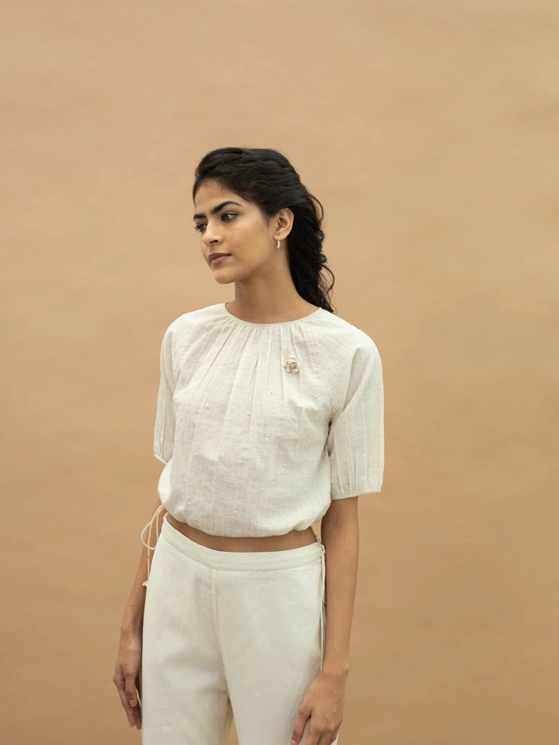 BunaStudio Tops & Blouses Floating Eyelets Top 3 BunaStudio Tops & Blouses Floating Eyelets Top