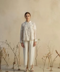 BunaStudio Tops & Blouses Flower Picker Jamdani Shirt