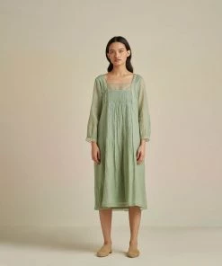 BunaStudio Forest Sap Tunic Dress Midi Dresses
