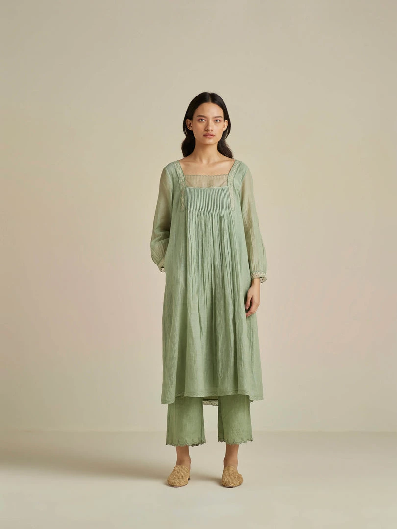 BunaStudio Forest Sap Tunic Dress Midi Dresses 8 BunaStudio Forest Sap Tunic Dress Midi Dresses