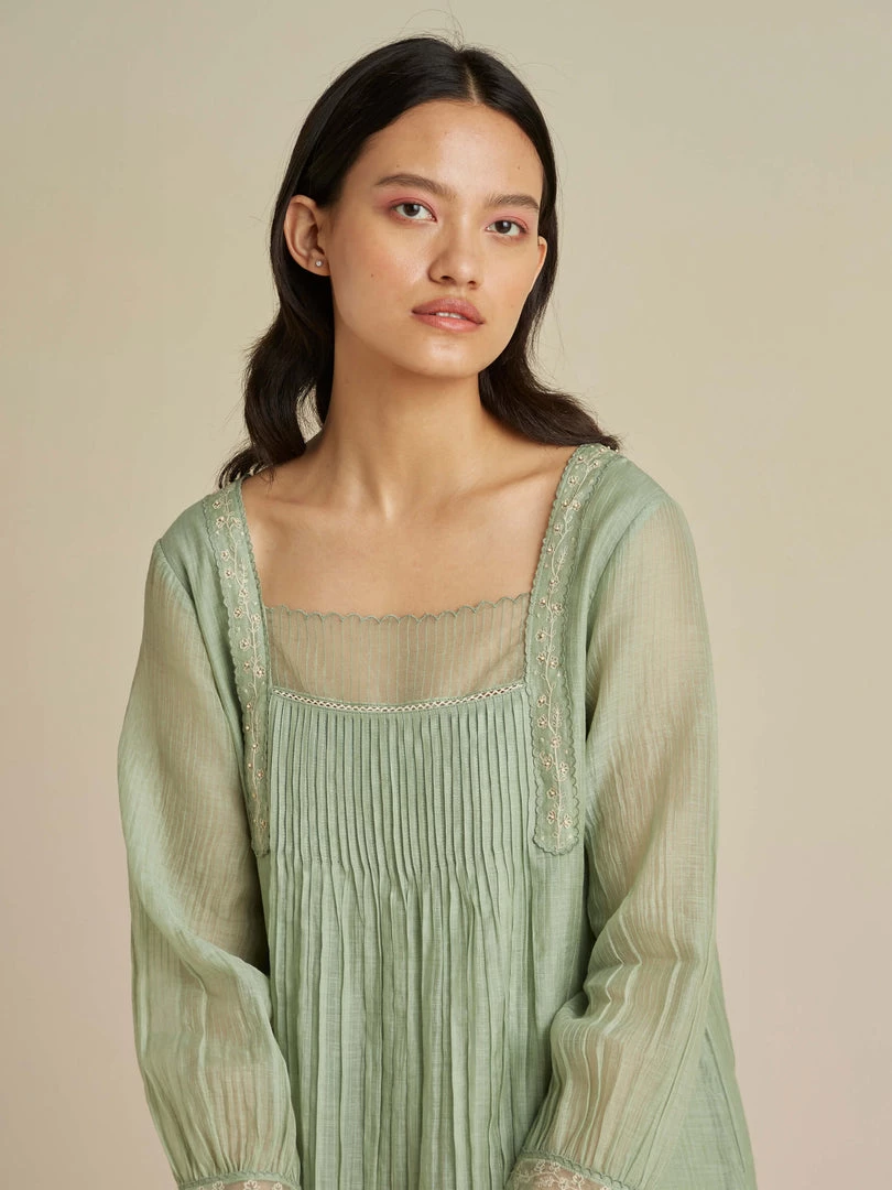 BunaStudio Forest Sap Tunic Dress Midi Dresses 9 BunaStudio Forest Sap Tunic Dress Midi Dresses