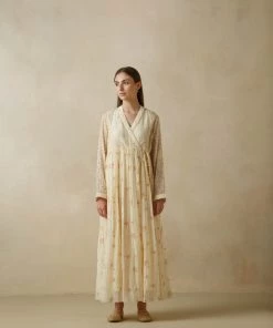 BunaStudio Goldcrest Wrap Dress