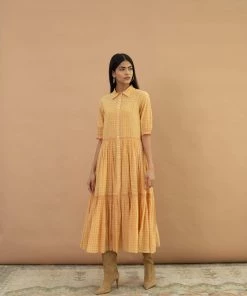 BunaStudio Goldflinch Shirt Dress