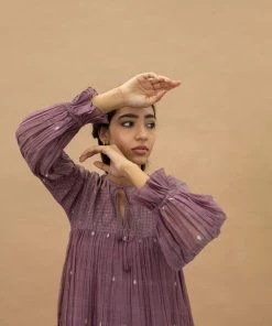 BunaStudio Grape Basket Tier Dress