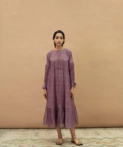 BunaStudio Grape Basket Tier Dress