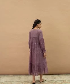 BunaStudio Grape Basket Tier Dress