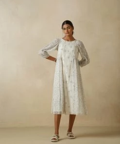 BunaStudio Midi Dresses Harmony Azure Dress