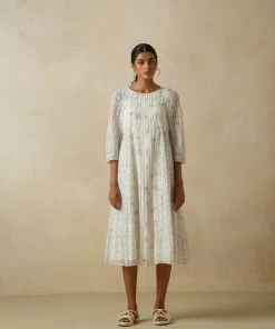 BunaStudio Midi Dresses Harmony Azure Dress