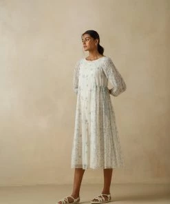 BunaStudio Midi Dresses Harmony Azure Dress