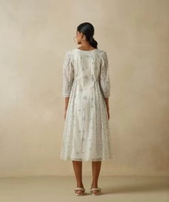 BunaStudio Midi Dresses Harmony Azure Dress