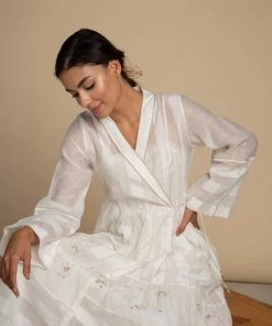 BunaStudio Maxi Dresses Heirloom Wrap Dress