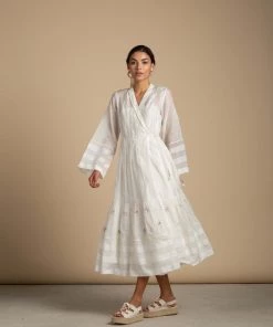 BunaStudio Maxi Dresses Heirloom Wrap Dress