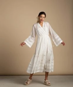 BunaStudio Maxi Dresses Heirloom Wrap Dress