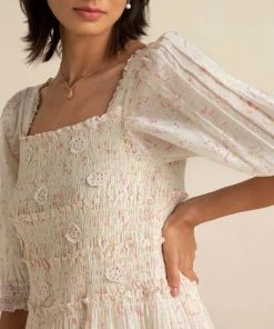 BunaStudio Honeysuckle Smock Dress