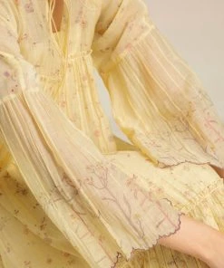 BunaStudio Midi Dresses Hummingbird Tier Dress