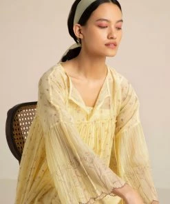 BunaStudio Midi Dresses Hummingbird Tier Dress