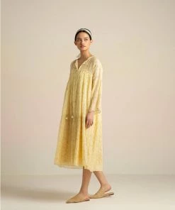 BunaStudio Midi Dresses Hummingbird Tier Dress