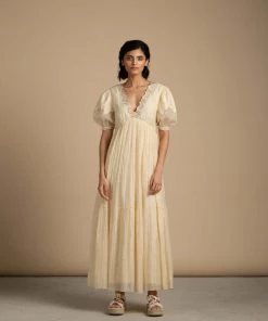 BunaStudio Paper Flower Maxi Maxi Dresses