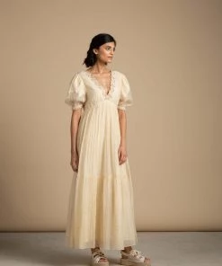 BunaStudio Paper Flower Maxi Maxi Dresses