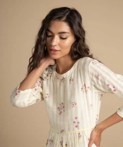 BunaStudio Midi Dresses Lemon Country Dress