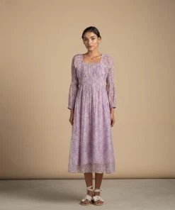 BunaStudio Lilac Jardin Dress