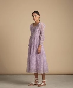 BunaStudio Lilac Jardin Dress