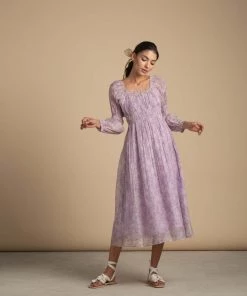 BunaStudio Lilac Jardin Dress