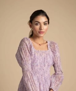 BunaStudio Lilac Jardin Dress