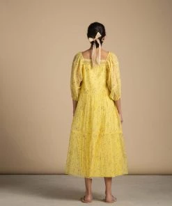 BunaStudio Midi Dresses Little Findings Tier Dress