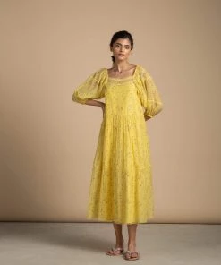 BunaStudio Midi Dresses Little Findings Tier Dress