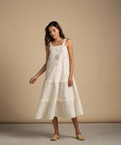 BunaStudio Midi Dresses Looking Glass Pinafore