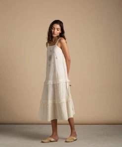 BunaStudio Midi Dresses Looking Glass Pinafore