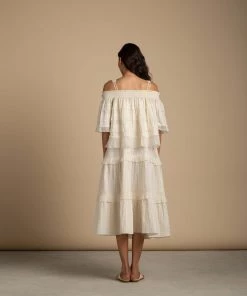 BunaStudio Midi Dresses Looking Glass Pinafore