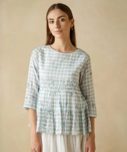 BunaStudio Love-in-a-mist Top Tops & Blouses