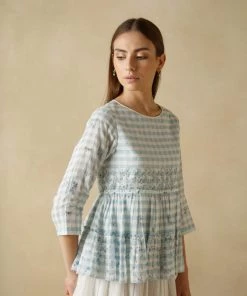 BunaStudio Love-in-a-mist Top Tops & Blouses