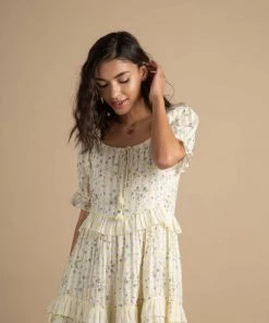 BunaStudio Lovelorn Ruffle Midi Dress Midi Dresses