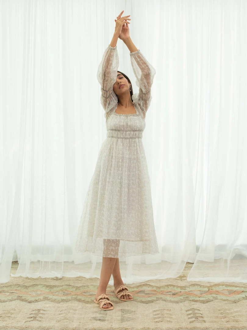 BunaStudio Midi Dresses Magnolia Tier Dress 7 BunaStudio Midi Dresses Magnolia Tier Dress