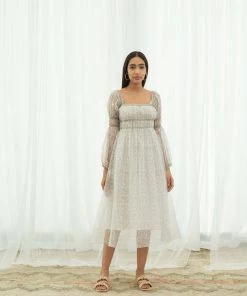 BunaStudio Midi Dresses Magnolia Tier Dress