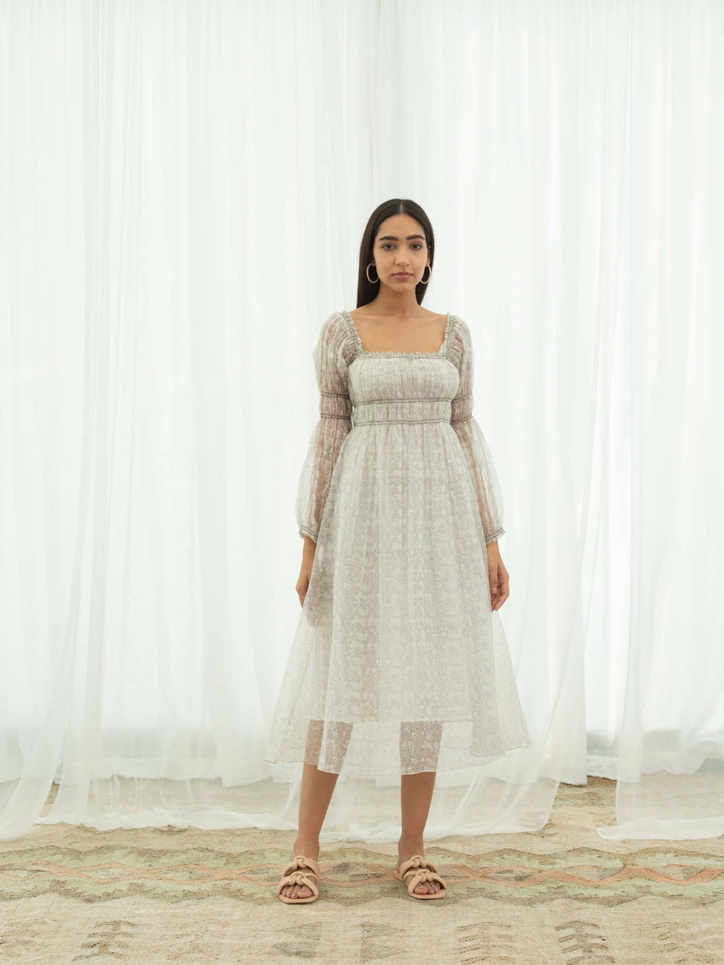 BunaStudio Midi Dresses Magnolia Tier Dress 4 BunaStudio Midi Dresses Magnolia Tier Dress